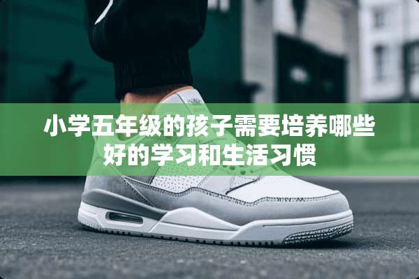 小学五年级的孩子需要培养哪些好的学习和生活习惯