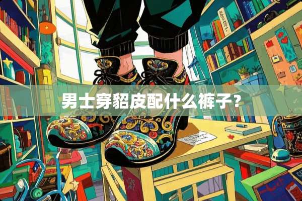 男士穿貂皮配什么裤子？
