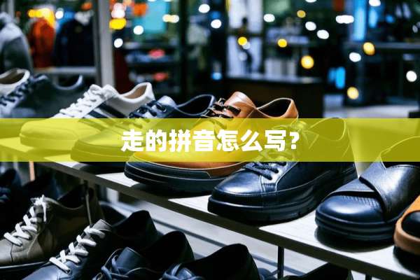 走的拼音怎么写？