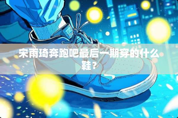 宋雨琦奔跑吧最后一期穿的什么鞋？