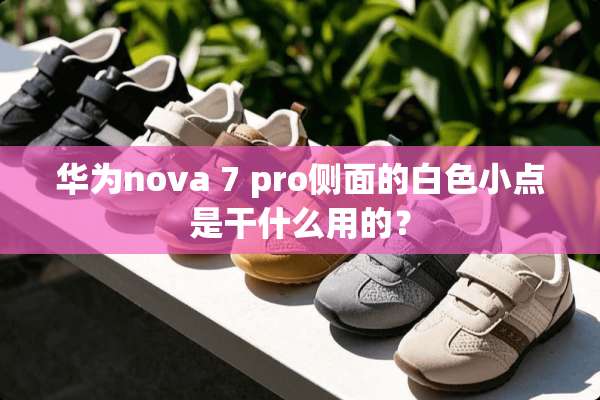 华为nova 7 pro侧面的白色小点是干什么用的？