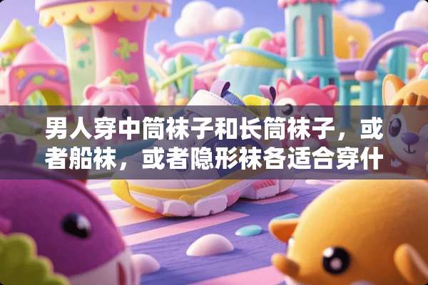 男人穿中筒袜子和长筒袜子，或者船袜，或者**袜各适合穿什么样的鞋子，详细说下？