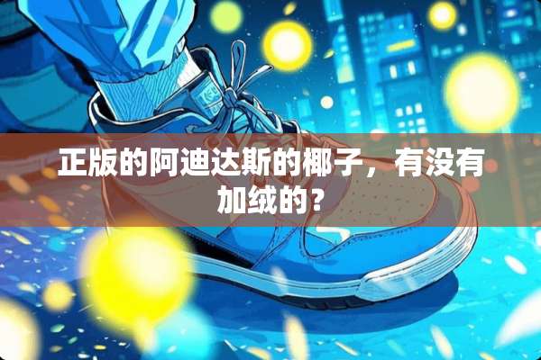 正版的阿迪达斯的椰子，有没有加绒的？