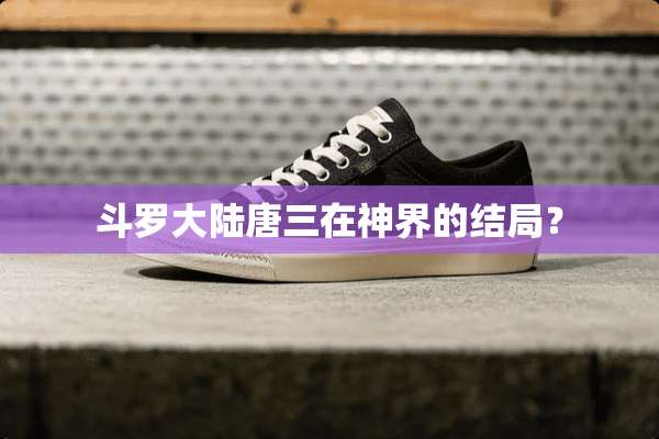 斗罗**唐三在神界的结局？