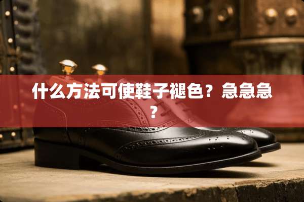 什么方法可使鞋子褪色？急急急？