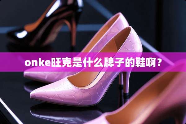 onke旺克是什么牌子的鞋啊？