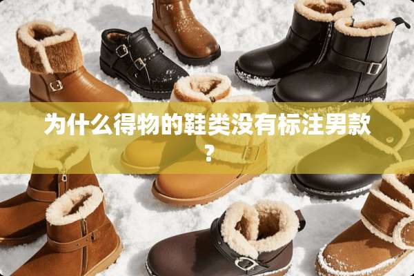 为什么得物的鞋类没有标注男款？