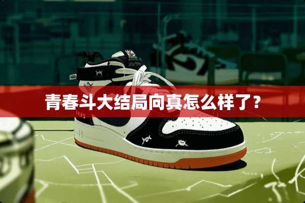 青春斗大结局向真怎么样了？
