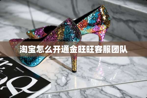 淘宝怎么开通金旺旺客服团队