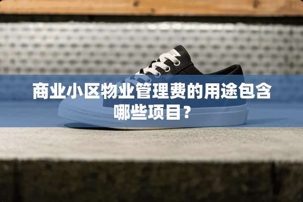 商业小区物业管理费的用途包含哪些项目？