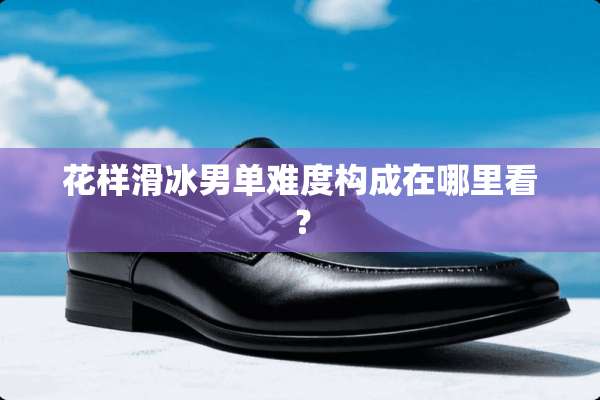 花样滑冰男单难度构成在哪里看？