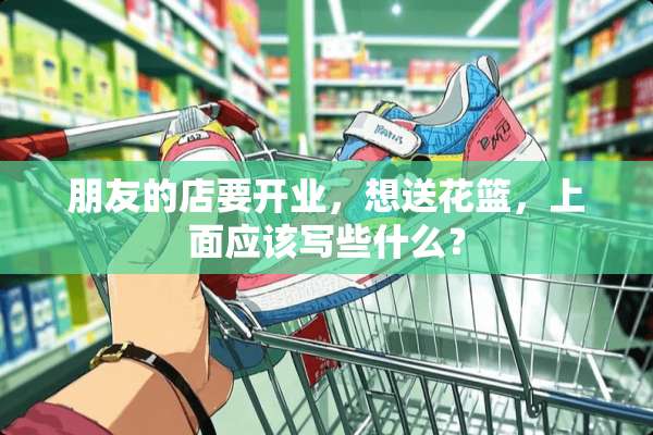 朋友的店要开业，想送花篮，上面应该写些什么？
