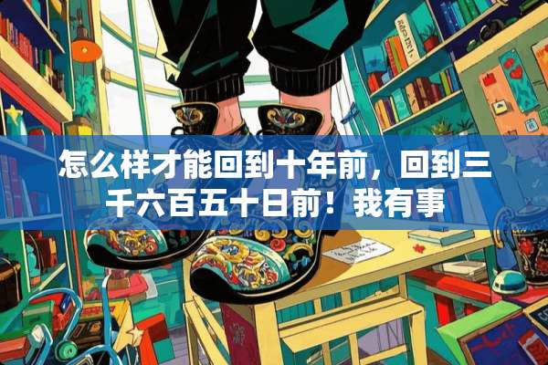 怎么样才能回到十年前，回到三千六百五十日前！我有事