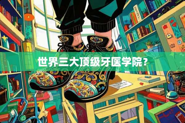 世界三大**牙医学院？