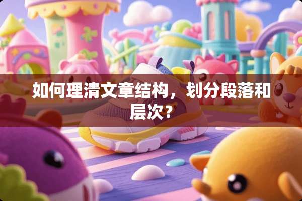 如何理清文章结构，划分段落和层次？