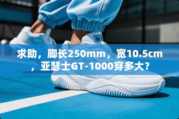 求助，脚长250mm，宽10.5cm，亚瑟士GT-1000穿多大？