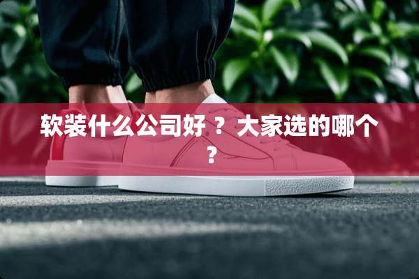 软装什么公司好 ？大家选的哪个？