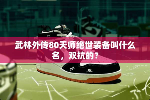 武林外传80天师绝世装备叫什么名，双抗的？