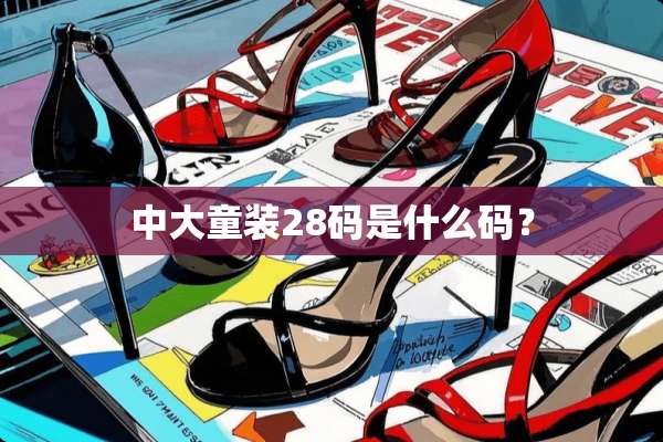 中大童装28码是什么码？