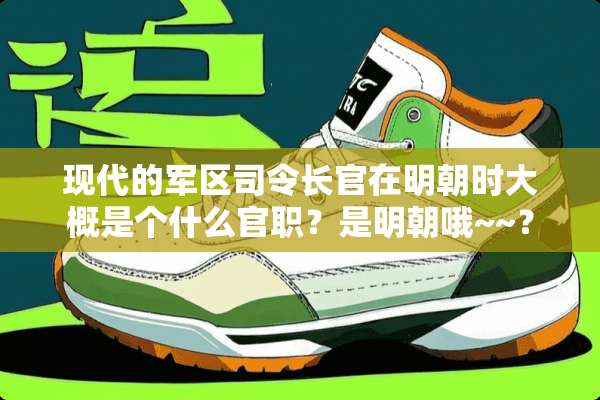现代的**司令长官在明朝时大概是个什么官职？是明朝哦~~？