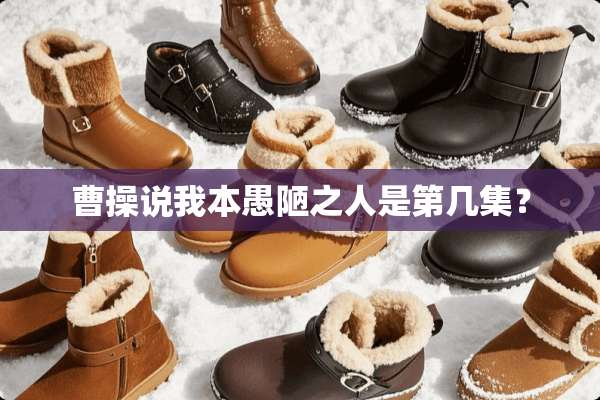 曹操说我本愚陋之人是第几集？