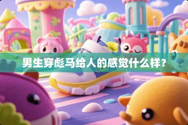 男生穿彪马给人的感觉什么样？