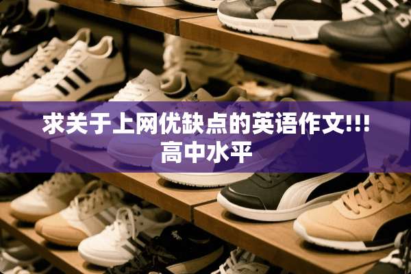 求关于上网优缺点的英语作文!!!高中水平