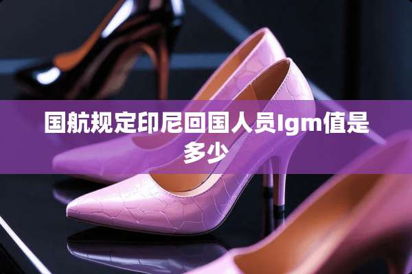 国航规定印尼回国人员Igm值是多少