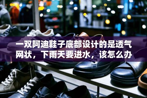 一双阿迪鞋子底部设计的是透气网状，下雨天要进水，该怎么办？