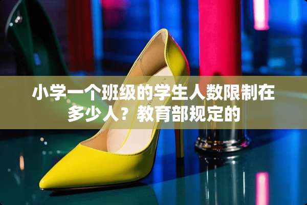 小学一个班级的学生人数限制在多少人？教育部规定的