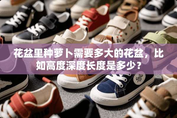 花盆里种萝卜需要多大的花盆，比如高度深度长度是多少？