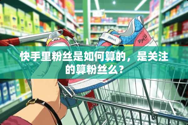 快手里粉丝是如何算的，是关注的算粉丝么？