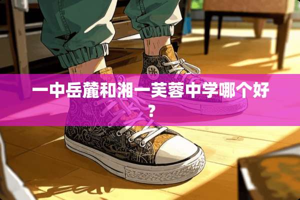 一中岳麓和湘一芙蓉中学哪个好？