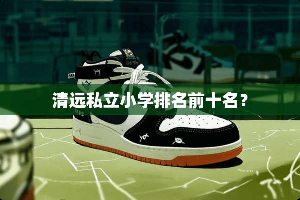清远私立小学排名前十名？