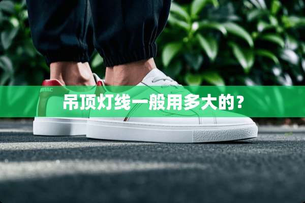 吊顶灯线一般用多大的？