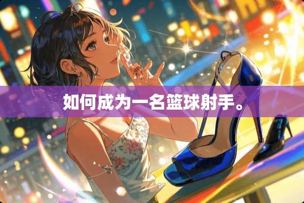 如何成为一名篮球射手。