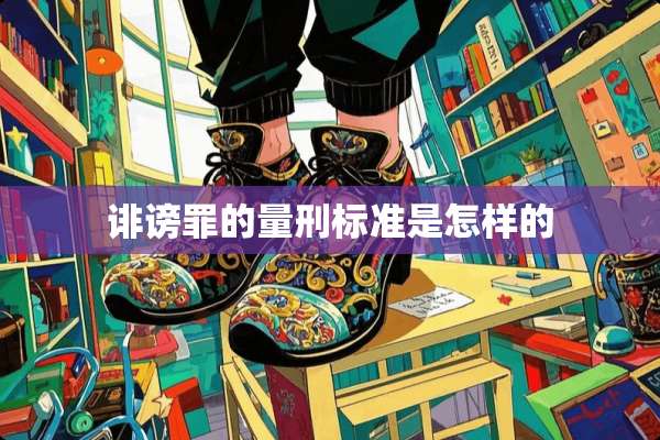 诽谤罪的量刑标准是怎样的