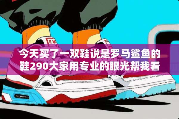 今天买了一双鞋说是罗马鲨鱼的鞋290大家用专业的眼光帮我看看这鞋子怎么样呀？