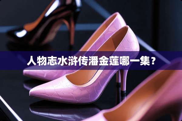 人物志水浒传***哪一集？