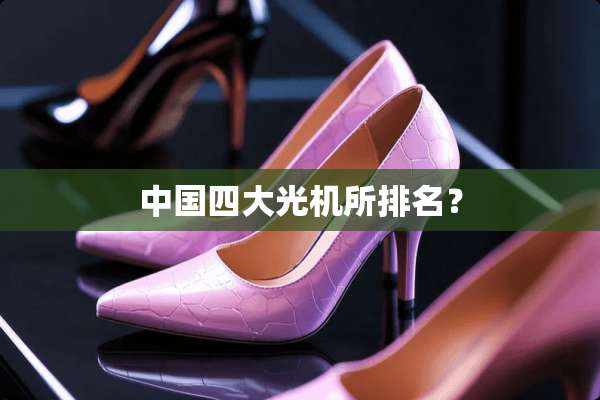 中国四大光机所排名？