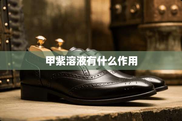 甲紫溶液有什么作用
