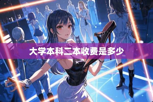 大学本科二本收费是多少