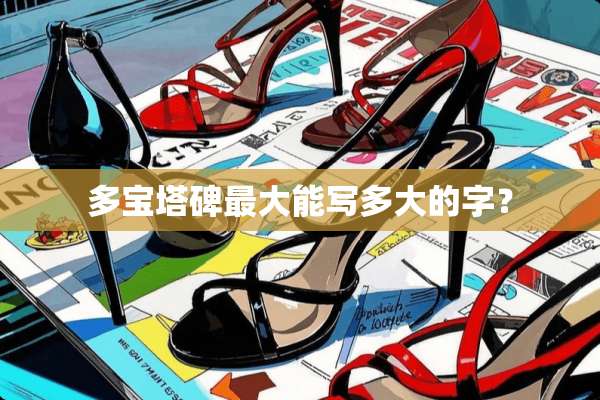 多宝塔碑最大能写多大的字？