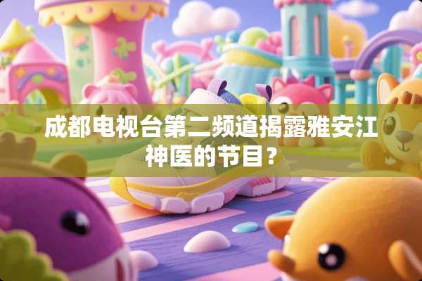 成都电视台第二频道揭露雅安江神医的节目？