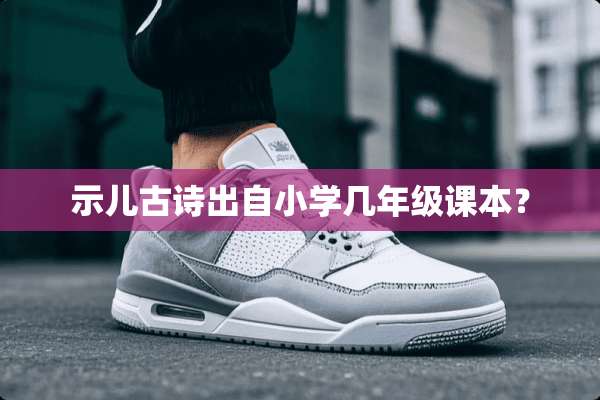 示儿古诗出自小学几年级课本？
