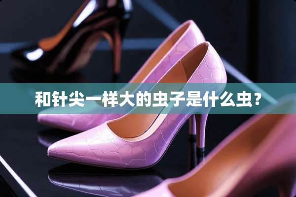 和针尖一样大的虫子是什么虫？