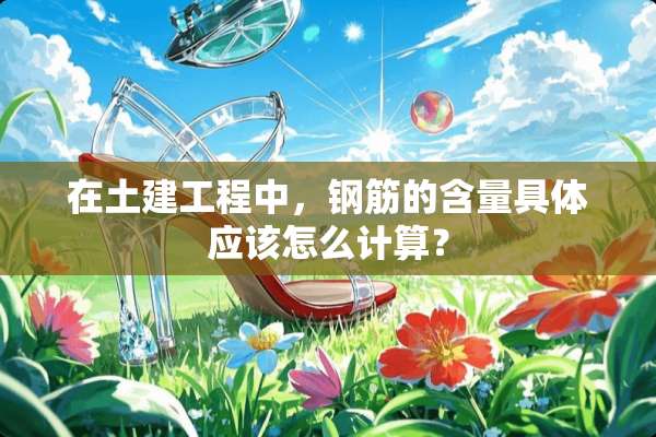 在土建工程中，钢筋的含量具体应该怎么计算？