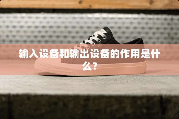 输入设备和输出设备的作用是什么？