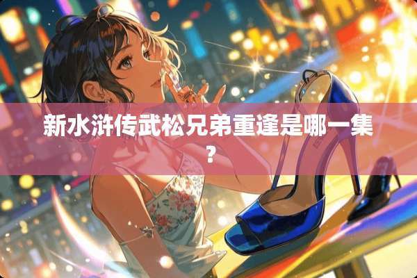 新水浒传武松兄弟重逢是哪一集？