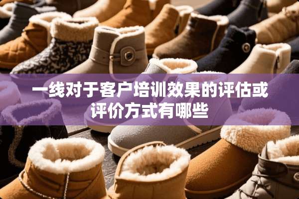 一线对于客户培训效果的评估或评价方式有哪些